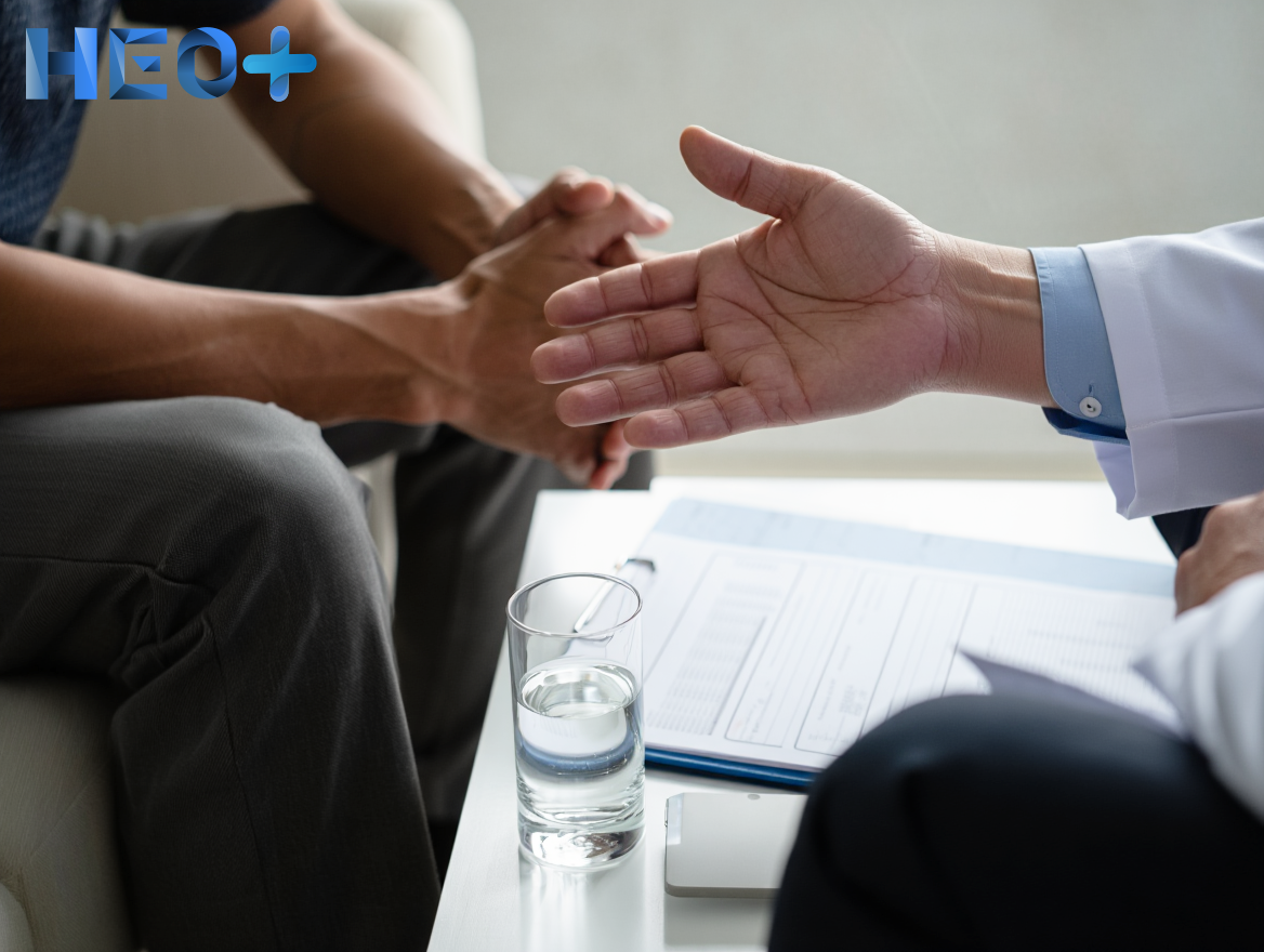 Пациент на консультации у врача